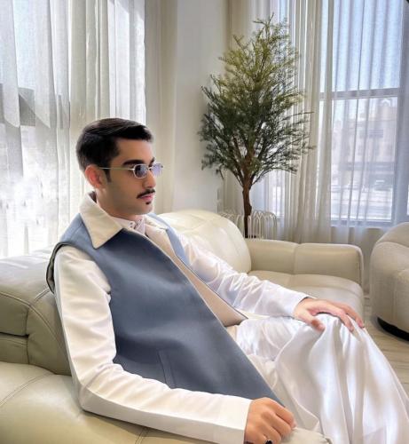 سديري فرو سماوي ابيض