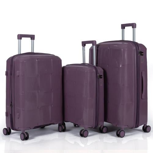Travel luggage set against breaking 3 pieces made...