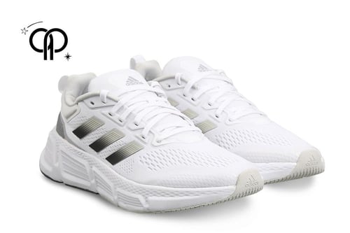 حذاء نسائي اديداس ابيض مع رمادي an Adidas Questar...