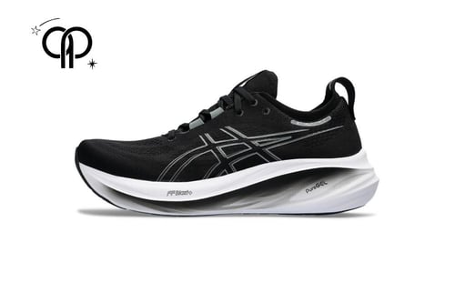 حذاء رجالي اسيكز اسود مع ابيض an Asics Gel-Nimbus...