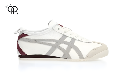 حذاء نسائي اسيكس ابيض مع رمادي Onitsuka Tiger Mexi...