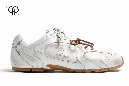 حذاء نسائي نيو بالانس بيج مع بني Miu Miu x New Bal...