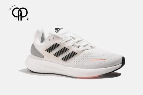 حذاء رجالي اديداس ابيض مع رمادي an Adidas Pureboos...
