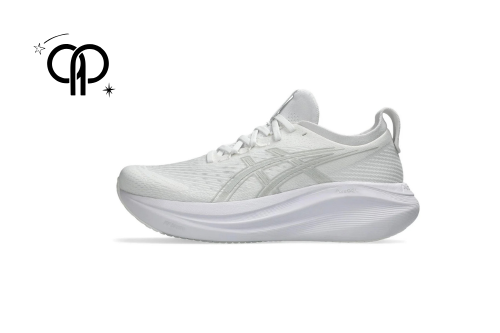 حذاء رجالي اسيكس ابيض the ASICS Gel-Nimbus 27 runn...