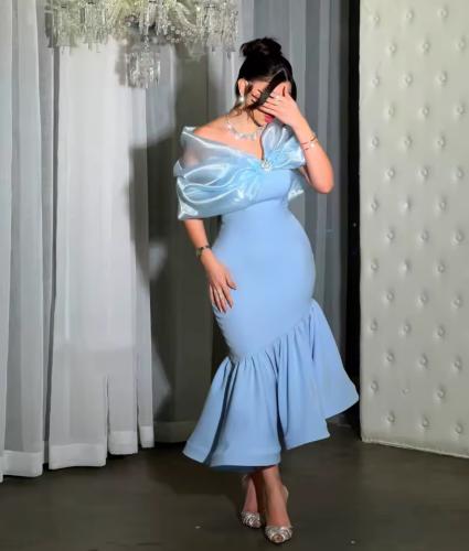 فستان حورية البحر بلمسة حريرية