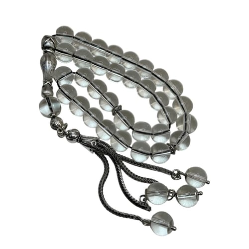 سبحة من الكريستال الشفاف من طيب التراد للعود