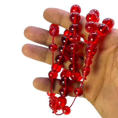 سبحة فاتوران تركي لون أحمر كرزي (تمليكه) – خراطة ت...