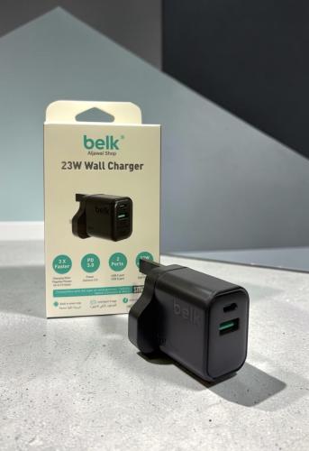 شاحن Belk 23 W مدخل USB و USB-C