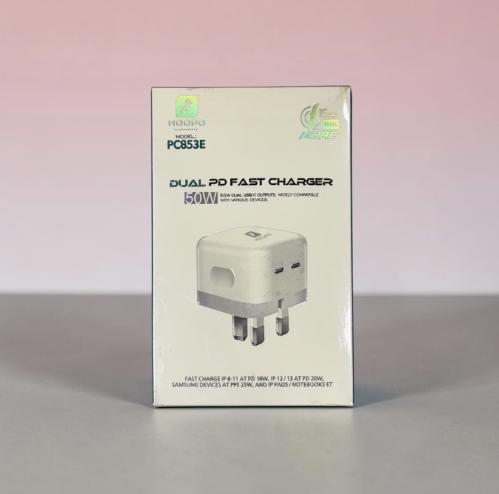 شاحن Hoopo 18 W مدخلان USB-C