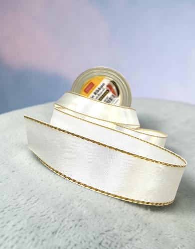 شريط ستن لؤلؤي 18 mm طول 22 متر