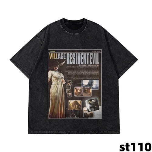 تيشيرت اوفرسايز رزدنت ايفل