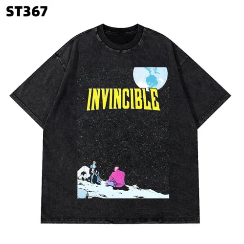 Oversized T-shirt Invincible or the Strong