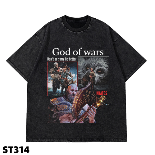 تيشيرت اوفرسايز قود اوف وارز god of wars