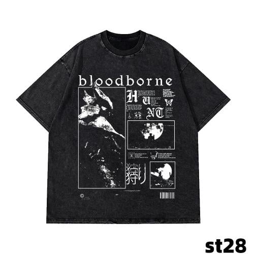 تيشيرت اوفرسايز بلود بورن blood borne