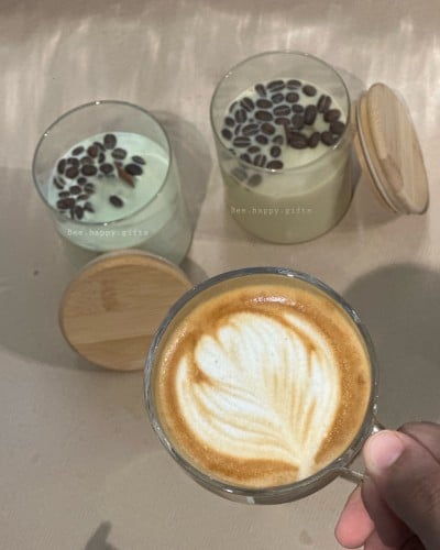 Coffe beans candle