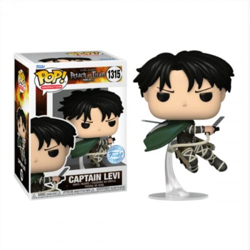 فنكو بوب ليفاي - Funko Pop Attack on Titan Battle...