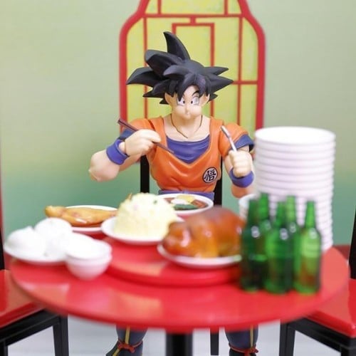 طقم مطعم بدون مجسم - son gokus harahachibunme set