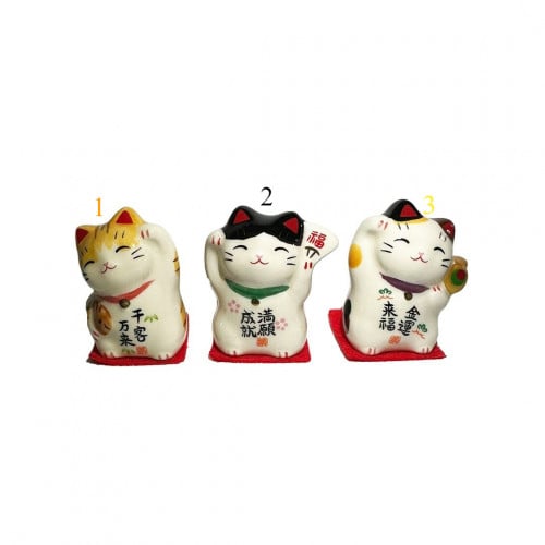 قطة تشيبي خزف - (Chibi Cat (Pottery