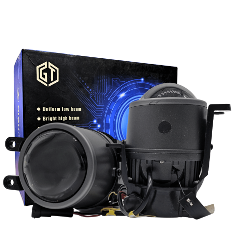 طقم عدسات كشافات 3 انش 3 الوان 50 واط تدعم التحكم...