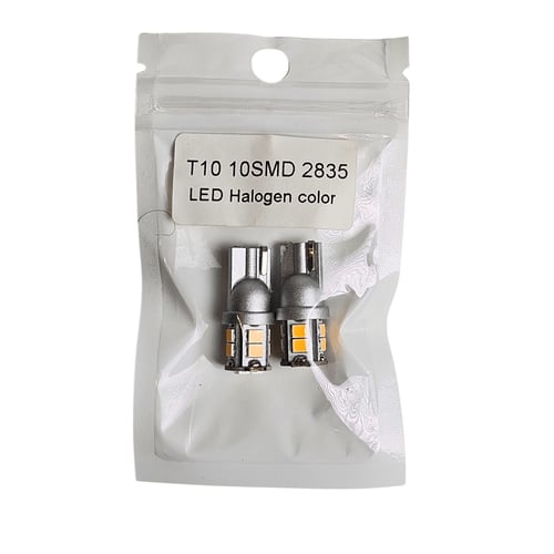 طقم ليد t10 سطوع هادئ متوفر بعدة الوان ضمان 6 شهور