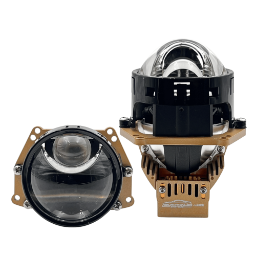 عدسات ليد ليزر 55 واط 3 انش لون 6000 كلفن ابيض ثلج...