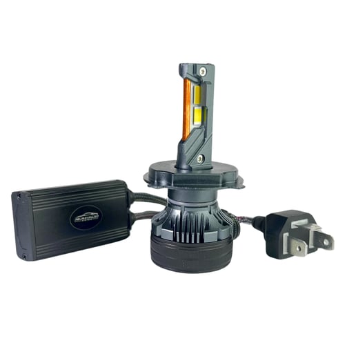 لمبات ليد خطين مقاس H4 بقوة 14000LM 120W لون 4300K...