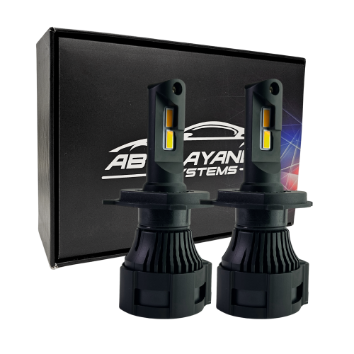 لمبات ليد خطين مقاس h4/H19 بقوة 10000LM 90W لون 30...