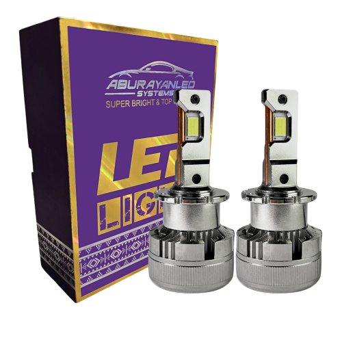 لمبات ليد مقاس D2S بقوة 17000LM 140W لون 5700K ابي...