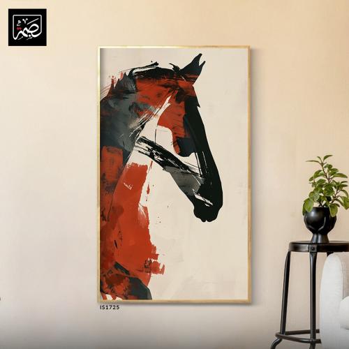 لوحة جدارية كانفس بتصميم مودرن رسم خيل