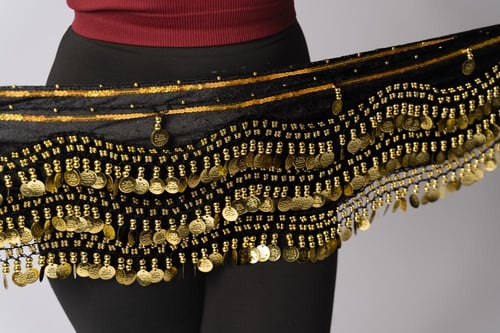 حزام خصر بجنيهات كبيرة