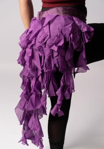 حزام خصر شيفون طويل