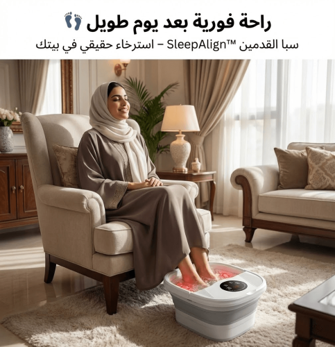 أضف الآن جهاز سبا القدمين الطبي من SleepAlign™ الأ...