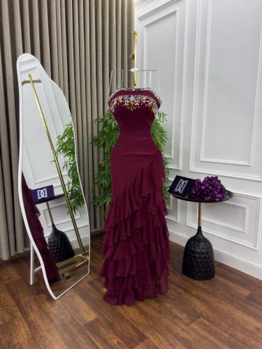 فستان سهره باربي وشيفون