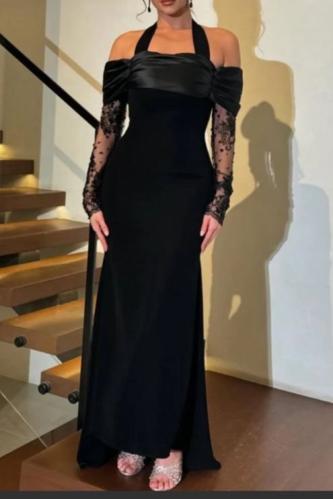 فستان أسود راقي