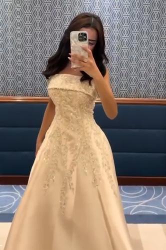 فستان سهرة انيق