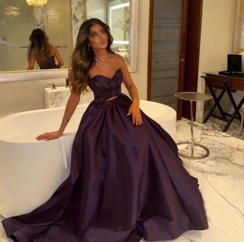 فستان سهرة ميكادو ناعم