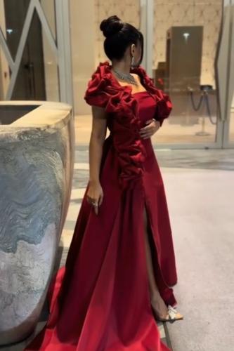 فستان سهرة جذاب انيق