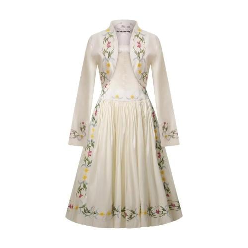 فستان شانطون بقطعتين