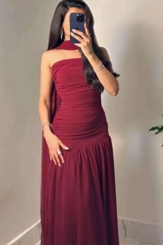 فستان شيفون كلوش