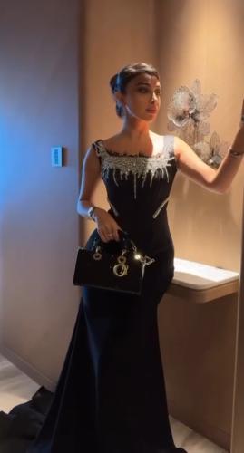 فستان سهره بتطريز فخم