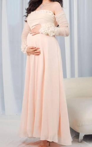 فستان شيفون مورد