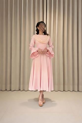 فستان ناعم ميدي