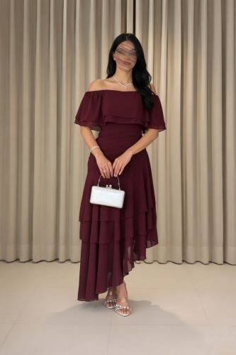 فستان ناعم ميدي