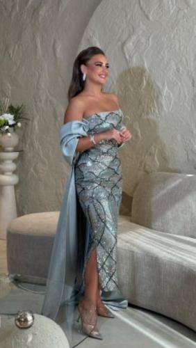 فستان سهره تطريز عدة الوان