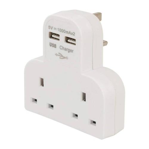 مشترك 2 مخارج 2 USB