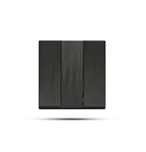 مفتاح ثلاثي بيانو اسود TV.ON