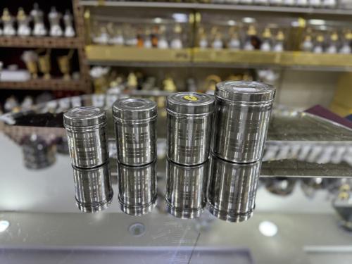 سكريات استيل 4 حبات فضي