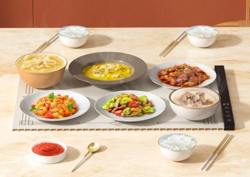 مسخن طعام لوحي مرن لجميع الاستعمالات سهل نقله وتخز...