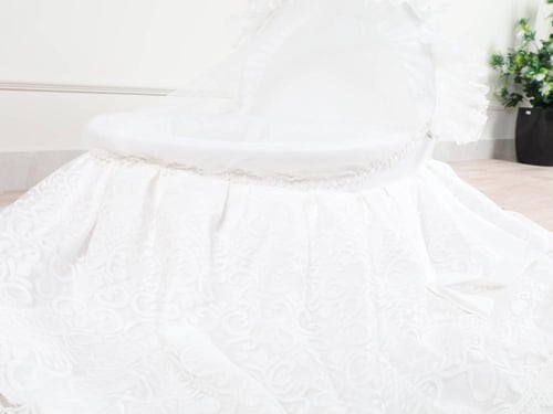 شيال حديد قطن سكري مزين بدانتيل فاخر