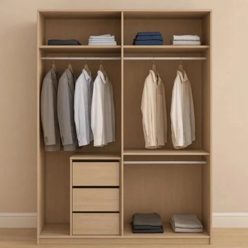 Luxury wardrobe | 4 hinged doors | Width 184 cm ×...